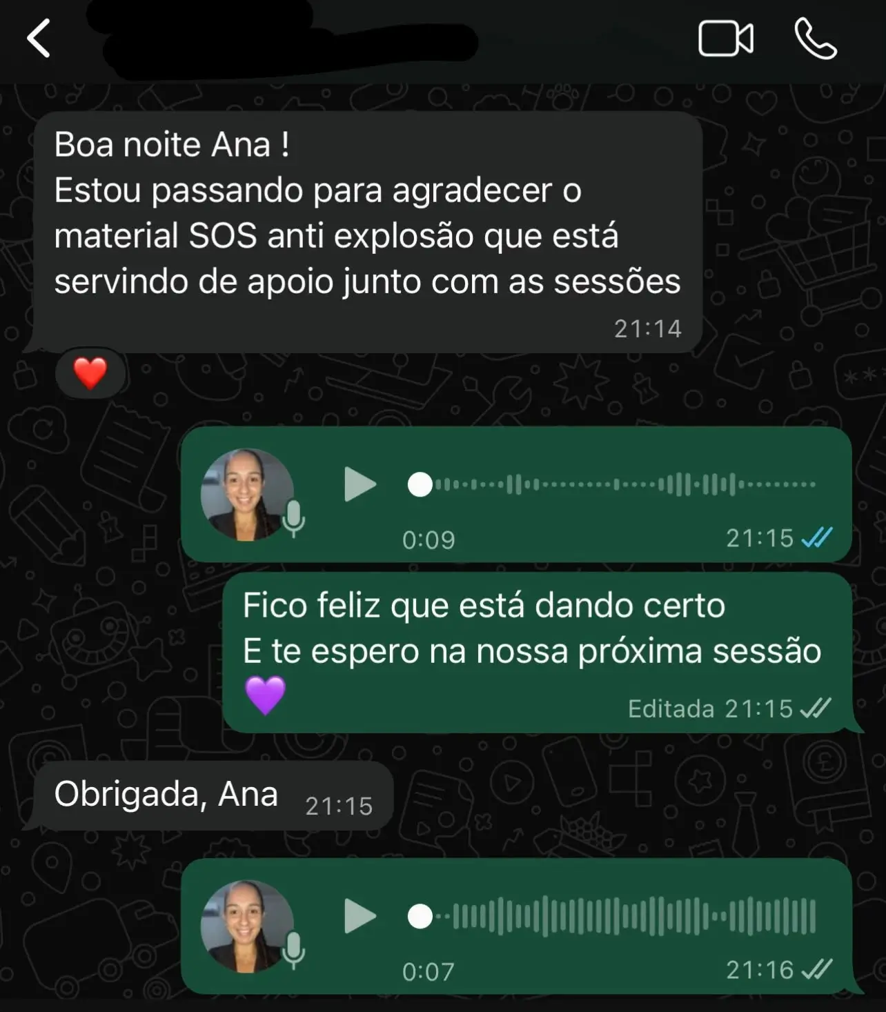 depoimento audio certo